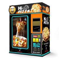 Ninix Vollautomatischer Kommerzieller Pizza- und Warme-Speisen-Verkaufsautomat mit 72 Fächern, UV-Desinfektion und Kompressor-Kühlung