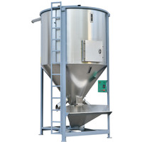 Mélangeur de Couleurs Semi-Automatique Vertical QIZEN 3000KG en Acier Inoxydable à Gravité Zéro pour Moteur 7.5kW, Débit 3000kg/h