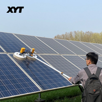 XYT Brosse de nettoyage de panneaux solaires Brosse de nettoyage solaire électrique rotative Équipement de brosse Nettoyage solaire haute pression