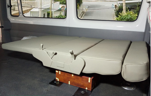 Usine Directe RV <span class=keywords><strong>Canapé</strong></span> Siège Lit Triple Siège Tri-Fold 180 Degrés Pliant Siège <span class=keywords><strong>Convertible</strong></span> Lit - Product Image 3