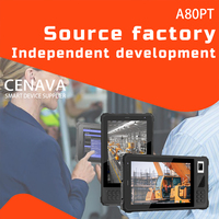 Tablette industrielle robuste Android 8 pouces, étanche IP68, avec fonction NFC et lecteur d'empreintes digitales