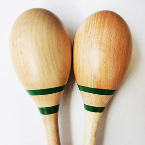 Maracas en bois de qualité supérieure pour adultes, instrument de musique, shaker, jouet de percussion, idéal pour les fêtes, vente en gros - Product Image 4