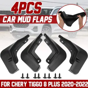 4 Piezas de Guardabarros para Chery Tiggo 8 Pro Plus y Tiggo 8 Pro Max 2020-2022, Protectores Contra Salpicaduras, Guardabarros Delanteros y Traseros - Product Image 1