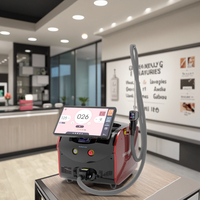 Machine à laser diode portable 1200W, équipement de beauté à semi-conducteurs à refroidissement élevé, épilation, 4 longueurs d'onde (808nm 755nm 940nm)