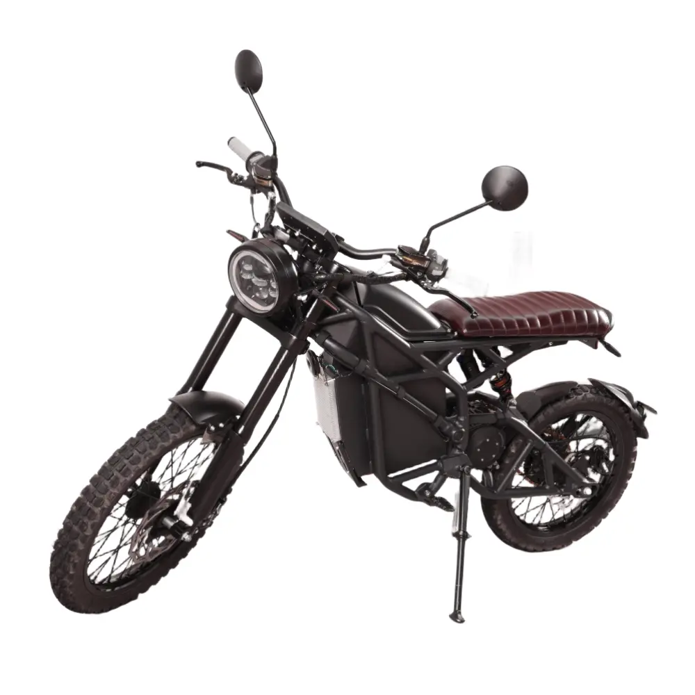 Moto tout-terrain électrique 12000W alimentée automatiquement CE pour enfants mini moto pit bike