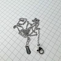 Tendance estivale : Collier ras-du-cou polyvalent en acier inoxydable à maillons en O croisés, accessoires de chaîne pour pendentifs vierges DIY, vente en gros
