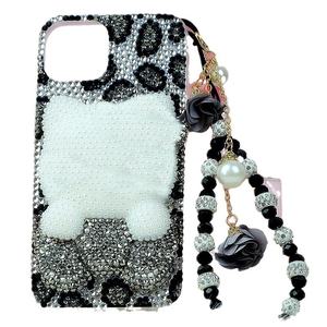 <span class=keywords><strong>Coque</strong></span> de Téléphone Complète Anti-Chute Manuelle et Tridimensionnelle Chat Cartoon Kitty avec Lanière pour <span class=keywords><strong>iPhone</strong></span> 17 16 15 14 13 <span class=keywords><strong>12</strong></span> 11 Pro Max - Product Image 1