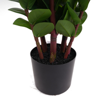 Plantes artificielles, décorations de bureau, rocaille, arbre à monnaie artificiel en plastique, 60 cm