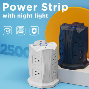 8 cách 4 USB <span class=keywords><strong>Power</strong></span> Strip Surge bảo vệ chúng tôi tiêu chuẩn cắm đa mở rộng ổ cắm Outlet markdown bán - Product Image 5