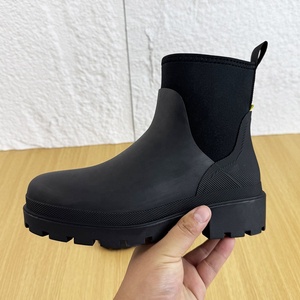 Bottes de pluie imperméables en néoprène pour femmes YL3592, bottes de pêche en eau salée pour le jardinage, la navigation de plaisance et le camping - Product Image 3