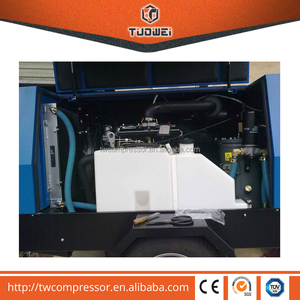 เครื่องอัดอากาศแบบสกรูคู่สำหรับงานหนัก 265cfm พร้อมแจ็คแฮมเมอร์ - Product Image 5