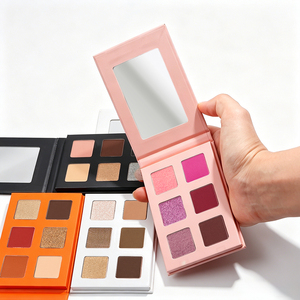 พาเลทอายแชโดว์ 6 สี แบบสี่เหลี่ยม DIY แต่งตา วีแกน สร้างแบรนด์ของคุณเอง อายแชโดว์เม็ดสีแน่น - Product Image 1