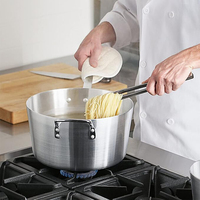 Casserole de cuisine en aluminium de haute qualité pour cuisinière à induction, idéale pour les restaurants et les hôtels