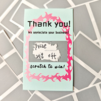 Étiquettes à gratter 23*42 mm Gris Autocollantes en vinyle anti-contrefaçon pour cartes à gratter
