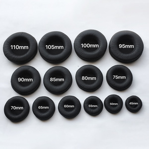 Miếng Đệm Tai Màu Đen Roand Protein Da 45Mm 55Mm 65Mm 75Mm 85Mm 95Mm 105Mm Miếng Đệm Tai Nghe Miếng Đệm Tai Nghe - Product Image 2