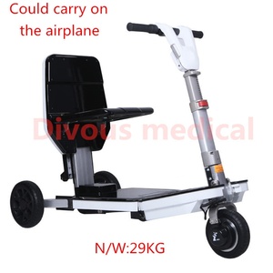 Hot Selling Luggage Remote Trunk Folding Three-wheel Electric Tricycle Mobility Scooter for <b>Disabled</b>,Could Carry on the Plane - Product Image 3