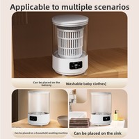 Mini-lave-linge rechargeable portable 2-en-1 pour sous-vêtements, soutiens-gorge, chaussettes et lingerie – Idéal pour les voyages et les dortoirs