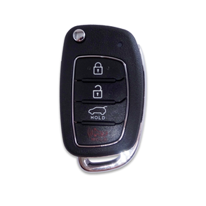 Haute qualité bon prix nouveau Type 3 + 1 boutons <span class=keywords><strong>SUV</strong></span> Flip Key Shell Case Fob fit pour H-yundai avec boutons en plastique avec lame TOY40 - Product Image 1