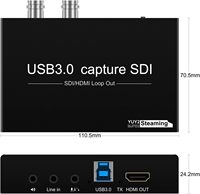 Tarjeta Capturadora de Video SY USB3.0 1080P60fps para HDMI SDI con Mezcla de Audio en Bucle para Juegos y Grabación de Video, Equipo de Alto Rendimiento