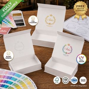 CRD Magnet Box Magnetic Gift Box Matt Lamination Sponge Lined Foldable Closure Rigid Paper <b>Boxes</b> Handle for <b>Hamper</b> Gift Baskets - Product Image 2