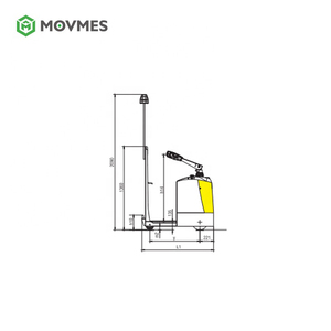 Remolque de <span class=keywords><strong>carretilla</strong></span> <span class=keywords><strong>elevadora</strong></span> eléctrica permanente para transporte interior al aire libre - Product Image 4