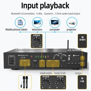 Loa <span class=keywords><strong>Bluetooth</strong></span> gắn tường ngoài trời chống nước 2 vùng, amply công suất điện áp không đổi, âm thanh thương mại cho cửa hàng, trường học - Product Image 6