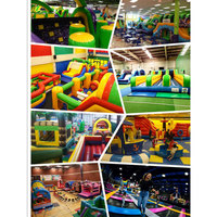Parc de trampoline intérieur extérieur pour enfants grand parc commercial géant à louer parcours d'obstacles videur gonflable pour adultes avec souffleurs d'air