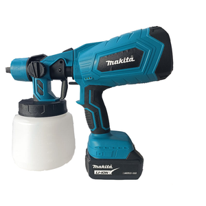 Pistolet à peinture sans fil <span class=keywords><strong>Makita</strong></span> <span class=keywords><strong>18V</strong></span> HVLP sans balais, gobelet de 800 ml, débit élevé, pistolet à peinture électrique pour meubles, murs, peinture DIY - Product Image 1