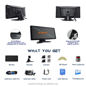 Ai Carplay Android tự động gương 4CH 1080P 10.36 inch màn hình cảm ứng hệ thống màn hình - Product Image 6