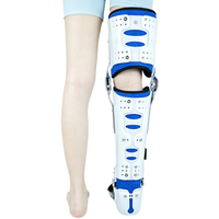 Orthèse genou-cheville-pied, support articulaire du genou, attelle de genou pour fracture complète de la jambe, attelle KAFO réglable pour fixation postopératoire des membres inférieurs