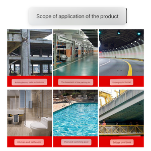 Moderne rote Gummi wasserdichte Farbe Flüssig membran Stahl Acryl für Wand Duschraum Keller Dach Außen beschichtung - Product Image 6