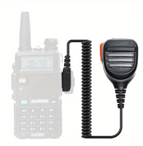 780 Mikrofon <span class=keywords><strong>PTT</strong></span> Handmikrofon 360° Drehbarer Clip-Seitenmikrofon für Zwei-Wege-Funkgeräte UV-5R UV-82 BF-888S Walkie-Talkie - Product Image 3