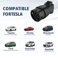Adaptateur de décharge V2L de type 2 avec verrou antivol pour véhicule électrique 16A 240V, connecteur véhicule-chargeur certifié CE RoHS