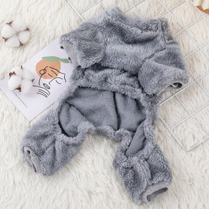 Fleece-lined dog <b>clothes</b> for autumn and winter, suitable for Teddy, Corgi, and small dogs, and warm <b>clothes</b> for <b>cats</b>. - Product Image 2