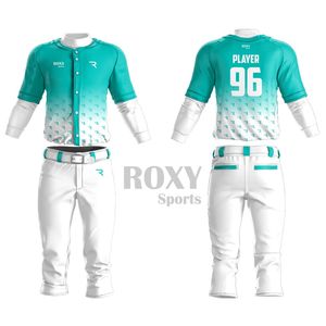 ชุดยูนิฟอร์มเบสบอลพรีเมียม ชุดเสื้อและกางเกงทีมพร้อมโลโก้สั่งทำ แขนสั้น เป็นมิตรกับสิ่งแวดล้อม ระบายอากาศได้ดี ชุดกีฬา - Product Image 2