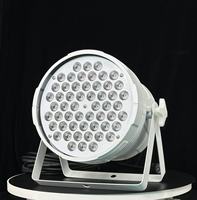Projecteur LED Mini Par 54x3W RGBW 3-en-1 pour DJ et Scène, Éclairage de Scène LED Émettant des Couleurs Blanc Chaud, Vert, Jaune, Rouge, Bleu