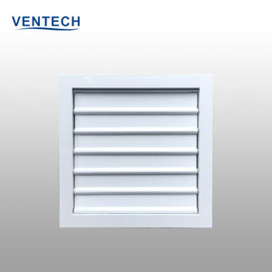 HVAC Ventech disesuaikan dalam ruangan aluminium putih warna gravitasi kisi - Product Image 3