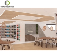 Meubles de bibliothèque sur mesure, vitrine en bois, équipements de librairie, étagères, présentoir pour la conception de bibliothèques et de librairies