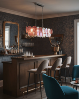 Lustres longs décoratifs en verre de Murano, très demandés, pour salon, salle à manger, salle de réunion, restaurant, bar