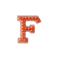 Patchs brodés autocollants 26 pièces en perles et strass, appliques en diamant pour vêtements et sacs