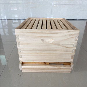 Ruche en bois Langstroth à 2 niveaux, autres équipements d'élevage, ruche à abeilles, équipement d'apiculture - Product Image 3