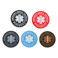 Insigne 3D en caoutchouc PVC MEDIC Patchs en caoutchouc souple pour gilet de casque tactique