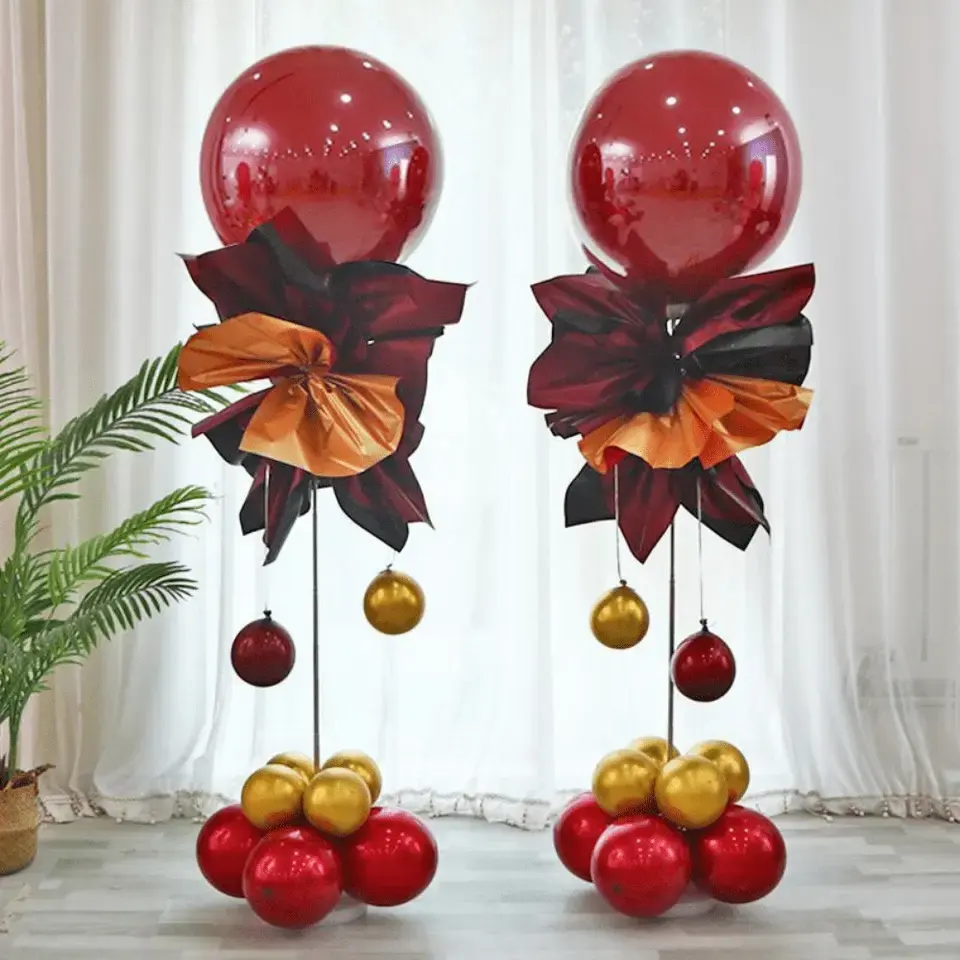 Wholesale 2M Adjustable Balloon Tower Pillar With Reusable Metal Telescopic Design Balloon Column Stand Set For Party Decoration