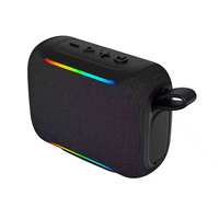 Mini Altavoz Bluetooth con Batería Extraíble, Altavoz de Audio Portátil con Luz RGB, Radio FM TWS, Mini Boombox Inalámbrico para Exteriores