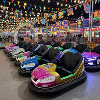 Voitures tamponneuses pour enfants KS, utilisation intérieure/extérieure, parc d'attractions commercial, alimentées par batterie 24V, construction en fibre de verre, 100-500kg