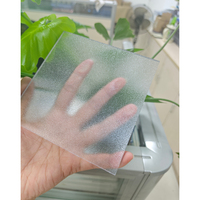 Plaque en polycarbonate solide translucide blanc laiteux givré pour diffuseur de lumière LED et décoration