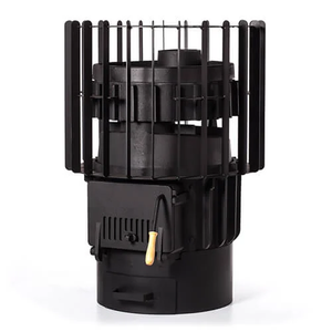 Estufa de Sauna Moderna Independiente de Hierro Fundido para Interiores con Leña - Product Image 3