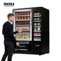 Distributeur automatique de boissons à température variable SQU, prix compétitif, capacité de 300 à 500 PSC, fonctionnement 24h/24 sans surveillance