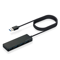 Hub USB haute vitesse SYONG 4-en-1 ultra-mince, concentrateur multiport 4 ports pour ordinateur portable, clé USB, disque dur, console, clavier, souris, Plug & Play
