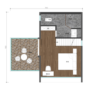 Maison triangulaire, petite maison conteneur, prête à l'emploi, 2 chambres, 2 salles de bain, maison préfabriquée, maisons modulaires préfabriquées, bâtiment en bois - Product Image 5